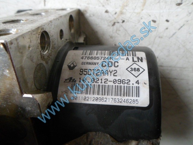 abs pumpa na renault megane III 1,6i 16V, 95CT2AAY2